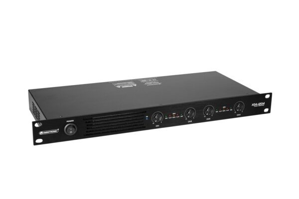 Omnitronic XDA-1204, 4-kanálový zesilovač třídy D, 4x 300W