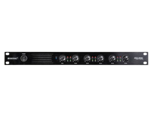 Omnitronic XDA-1206, 6-kanálový zesilovač třídy D, 6x 200W - Image 5