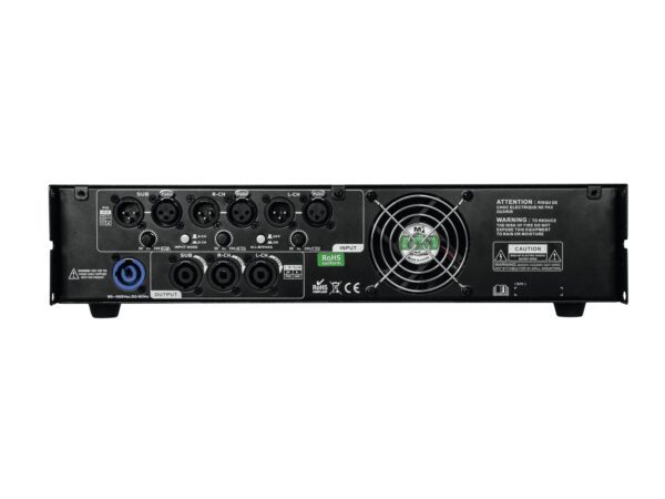 Omnitronic A-3603 Class-D , 2.1 zesilovač, 1x 2000 W, 2x 800 W - Obrázek 3