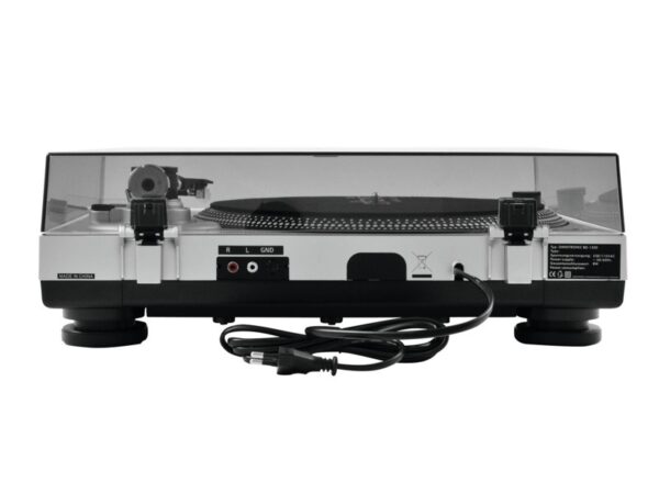 Omnitronic BD-1350, gramofon s řemínkovým pohonem, stříbrný - Image 6
