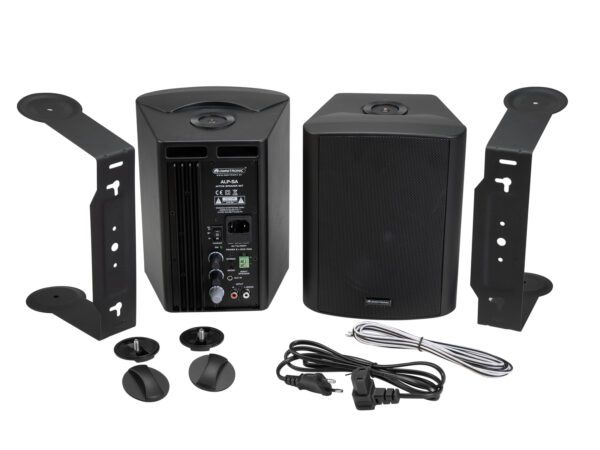 Omnitronic ALP-5A aktivní 5" reproboxy 2x30W, černé, cena/pár - Image 4