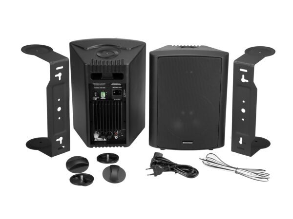 Omnitronic ALP-6A aktivní 6,5" reproboxy 2x45W, černé, cena/pár - Image 2