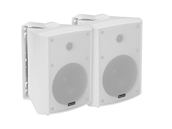 Omnitronic ALP-6A aktivní 6,5" reproboxy 2x45W, bílý, cena/pár