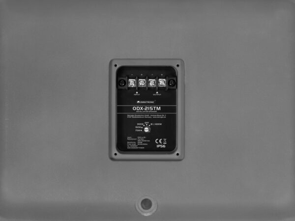 OMNITRONIC ODX-215TM, nástěnný 15", reproduktor, 400W, 100V, IP56 - Image 3