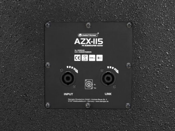 Omnitronic AZX-115 PA subwoofer 400W - Image 4