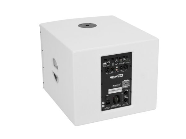 Omnitronic MOLLY-12A aktivní subwoofer, 700 W RMS, bílý - Image 4