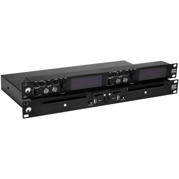 Omnitronic XDP-3001, duální CD/MP3/SD/USB přehrávač, 19" - Obrázek 6