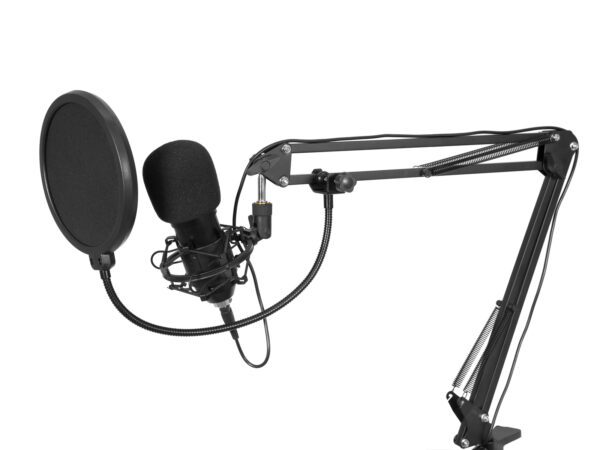 Omnitronic BMS-1C USB, studiový kondenzátorový mikrofonní set
