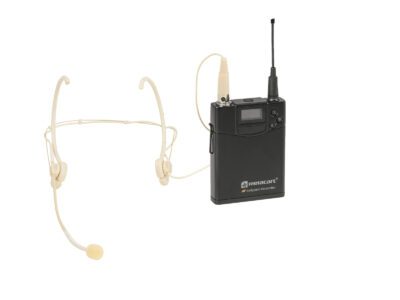 Relacart UT-222, kapesní vysílač a náhlavní mikrofon HM-600S