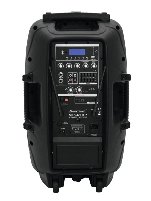 Omnitronic MES-12BT2, bezdrátový PA systém - Obrázek 4