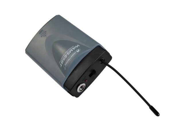 Omnitronic WAMS-65BT kapesní bezdrátový UHF vysílač s náhlavním mikrofonem - Image 3