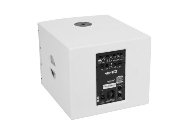 Omnitronic Set MOLLY-12A + 2x MOLLY-6 Top, 760W, BT, bílý - Image 5