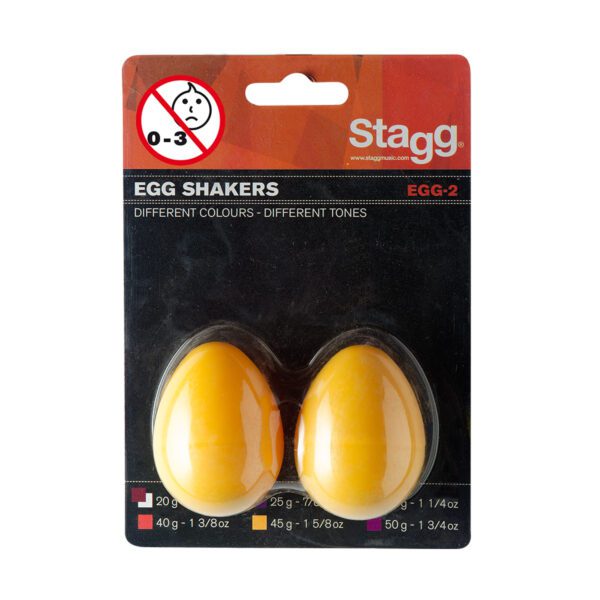 Stagg EGG-2 YW, pár vajíček, žlutá - Image 2