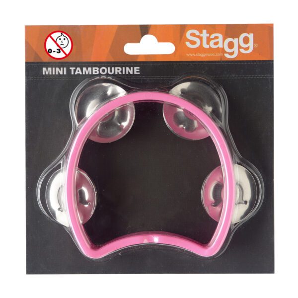 Stagg TAB-MINI/PK, mini tamburína růžová - Image 2