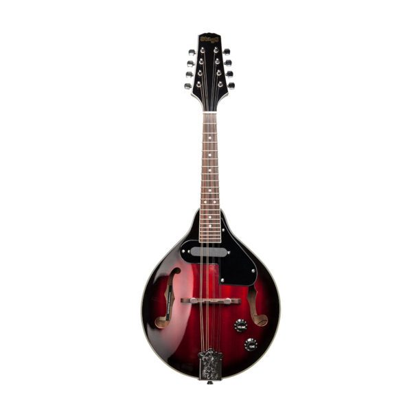 Stagg M50 E, elektroakustická bluegrassová mandolína, redburst - Image 2