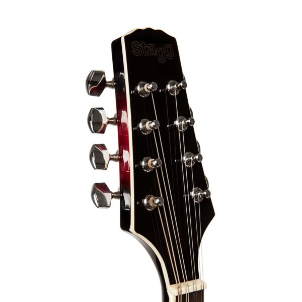 Stagg M50 E, elektroakustická bluegrassová mandolína, redburst - Image 6