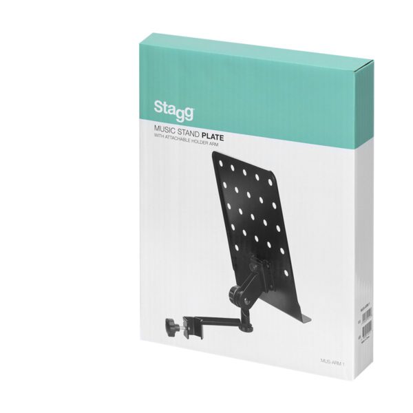 Stagg MUS-ARM 1, notový pult k upevnění na mikrofonní stojan - Image 8