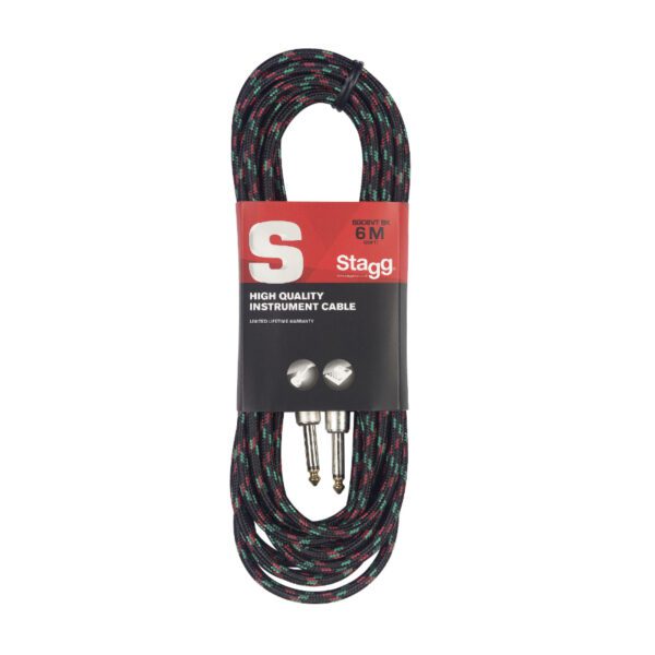 Stagg SGC6VT BK, nástrojový kabel Jack/Jack, 6 m, černý - Obrázek 8