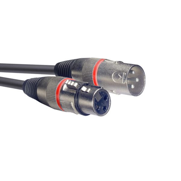 Stagg SMC6 RD, mikrofonní kabel XLR/XLR, 6m, červené kroužky - Obrázek 2