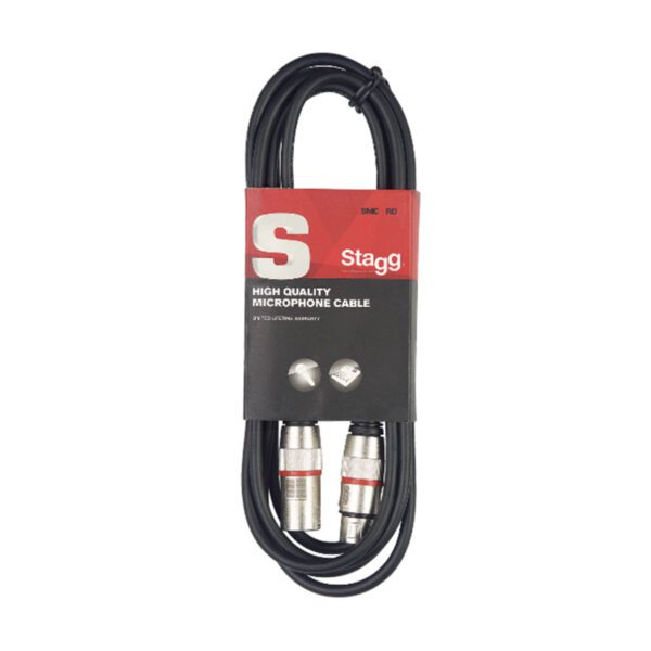 Stagg SMC6 RD, mikrofonní kabel XLR/XLR, 6m, červené kroužky - Obrázek 8