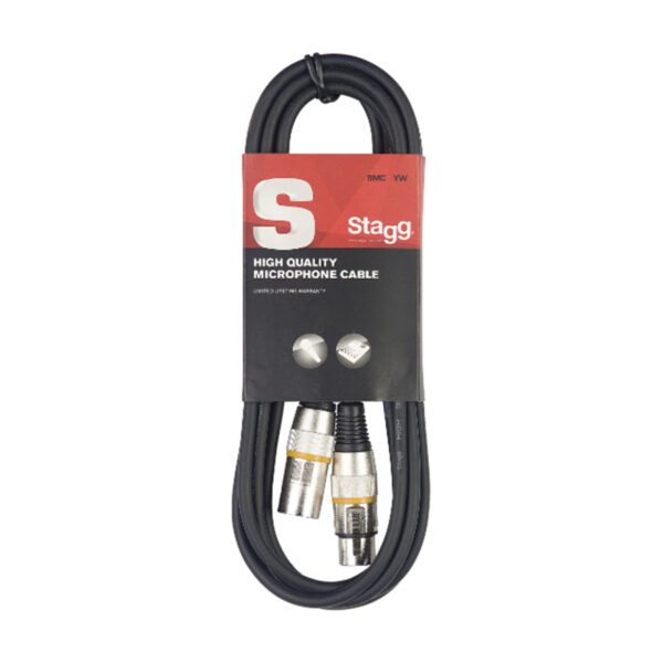 Stagg SMC6 YW, mikrofonní kabel XLR/XLR, 6m, žluté kroužky - Image 8
