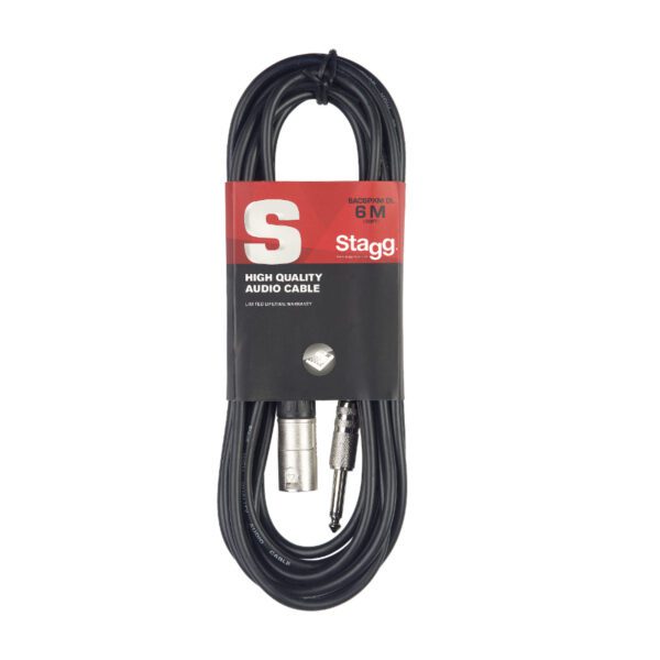 Stagg SAC1PXM DL, kabel XLR samec/Jack 6,3mm, 1m - Image 7