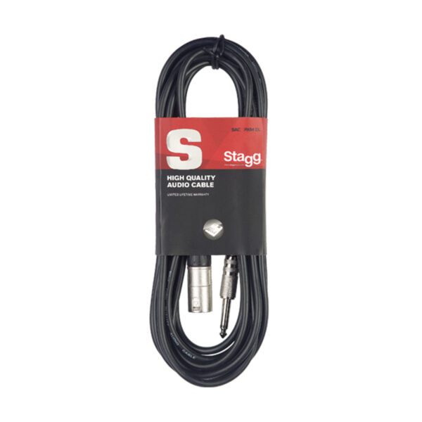 Stagg SAC10PXM DL, kabel XLR/JACK, 10m - Obrázek 3