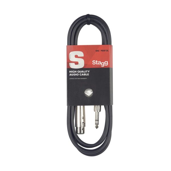 Stagg SAC6PSXF DL, kabel JACK/XLR, 6m - Image 7