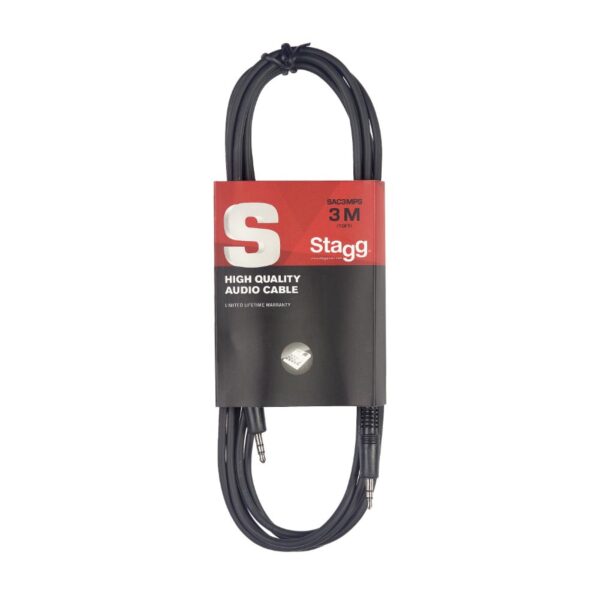 Stagg SAC3MPS, kabel stereo mini JACK/stereo mini JACK, 3m - Image 7
