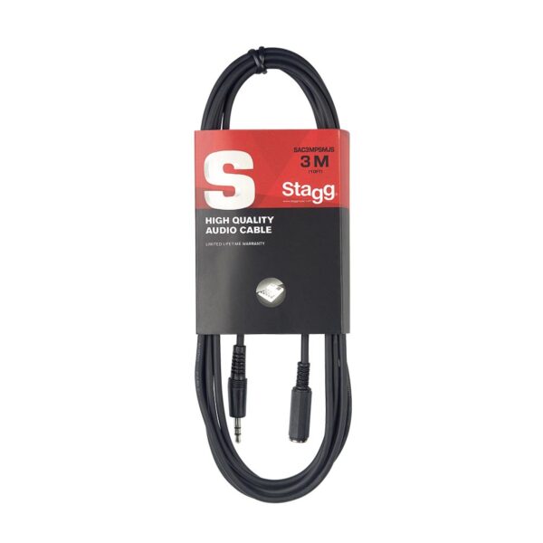 Stagg SAC3MPSMJS, kabel prodlužovací stereo MINI JACK/MINI JACK, 3m - Obrázek 7