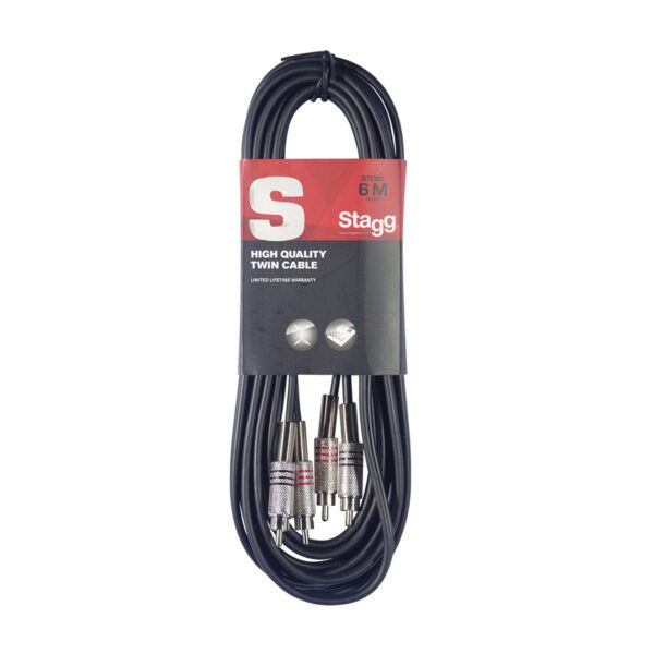 Stagg STC1C, kabel 2x RCA/2x RCA, 1m - Obrázek 8