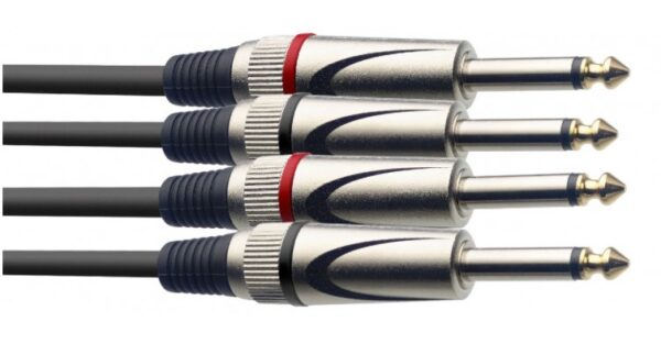 Stagg STC10P, kabel dvojitý 2x JACK/2x JACK, 10m - Image 3