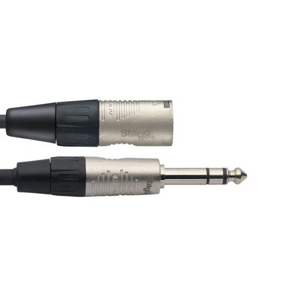 Stagg NAC6PSXMR, audio kabel XLR samec - Jack 6,3 mm zástrčka stereo, 6m - Image 2