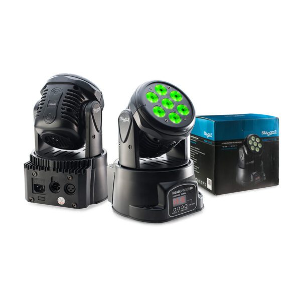 Stagg SLI MHW HB10-0, 7x10W RGBW, DMX, otočná hlavice - Image 5