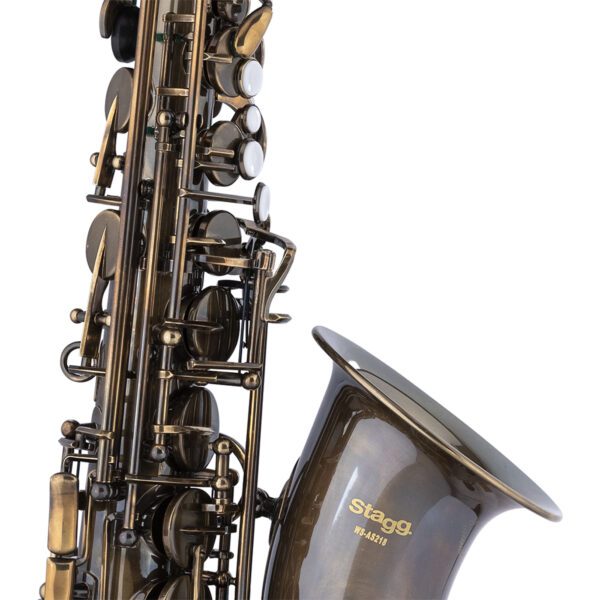 Stagg WS-AS218S, Es alt saxofon, vintage - Image 4