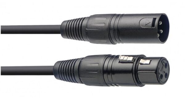 Stagg SDX0,5, DMX kabel 3-pin XLR/XLR, 0,5m - Image 3