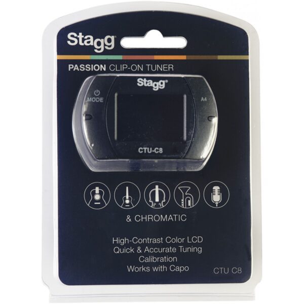 Stagg CTU-C8, klipová ladička - Image 3