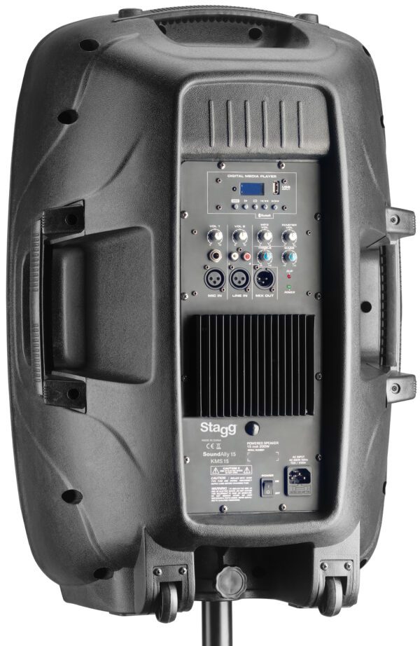 Stagg KMS15, aktivní 15" reprobox MP3/BT/USB/FM, 200W - Image 2