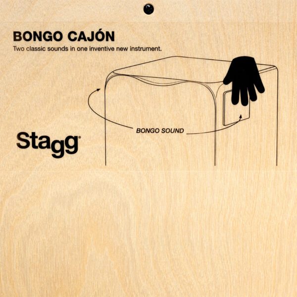 Stagg CAJ-BONGO-N, cajon s bongo efektem - Image 8
