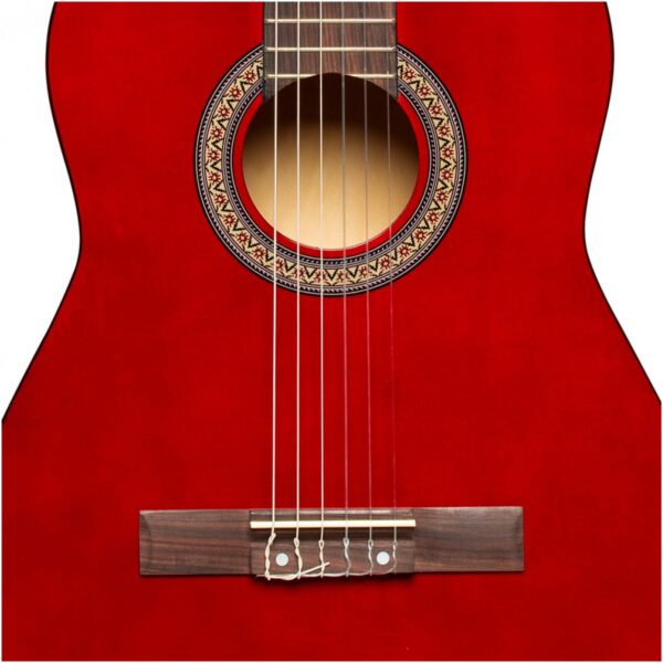 Stagg SCL50-RED, klasická kytara 4/4, červená - Image 4