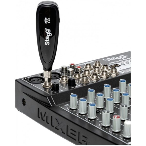 Stagg SUW 12H-BK, bezdrátový náhlavní mikrofonní set 2,4 GHz UHF - Image 3