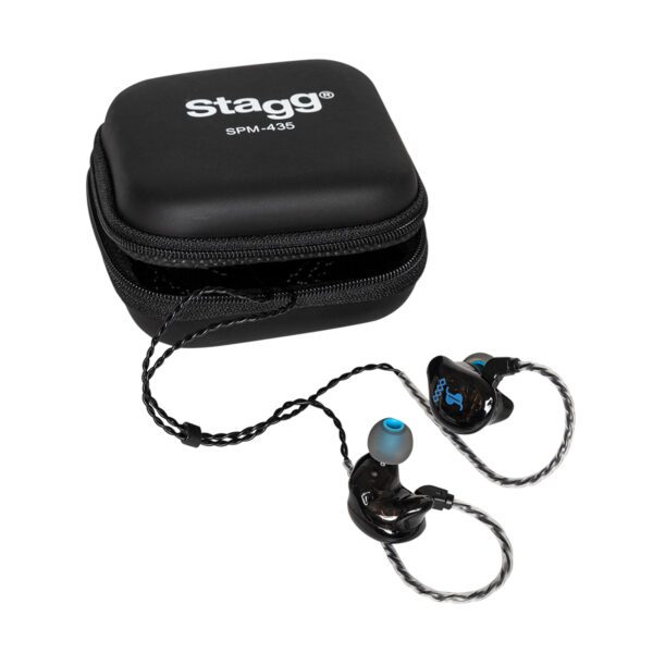 Stagg SPM-435 BK, 4-driver in-ear sluchátka, černá - Image 3