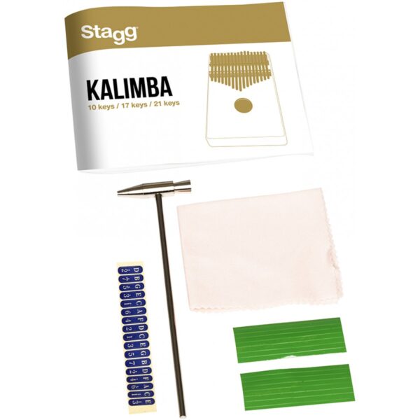 Stagg KALI-PRO21E-ZE, elektroakustická kalimba, 21 tónů, zebra wood - Obrázek 6
