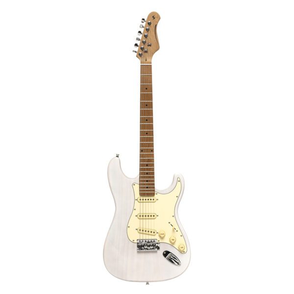Stagg SES-55 WHB, elektrická kytara, transparentní bílá Blonde - Obrázek 6