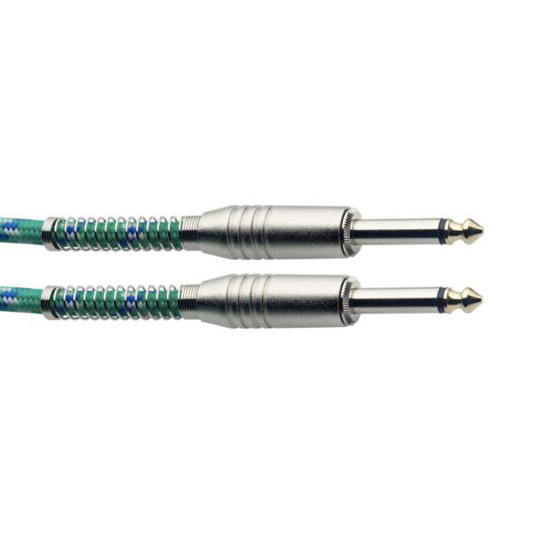 Stagg SGC3VT GR, nástrojový kabel Jack/Jack, 3 m, zelený - Image 2