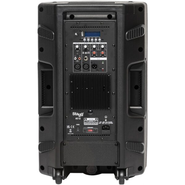 Stagg AS12, aktivní 12" reprobox MP3/BT/USB/TWS, 150W - Image 3