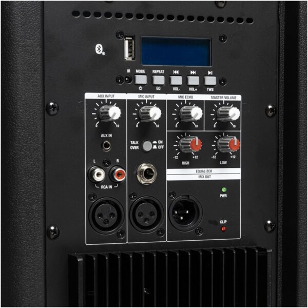 Stagg AS12, aktivní 12" reprobox MP3/BT/USB/TWS, 150W - Image 4
