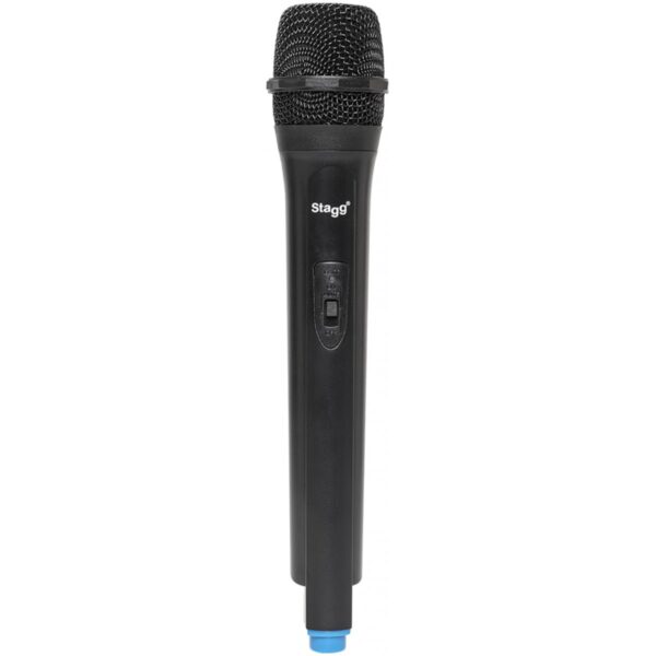 Stagg AS8B, aktivní 8" bateriový reprobox MP3/BT/USB, 1x UHF, 125W - Image 8