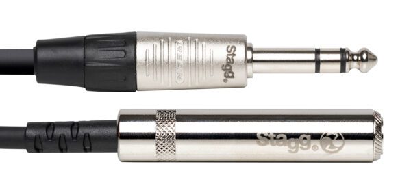 Stagg NAC6PSJSR, kabel stereo Jack samec/stereo Jack samice, 6m