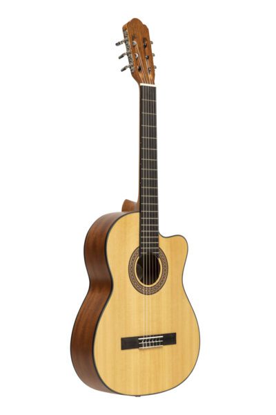 Angel Lopez GRACIANO SM-CE, elektroakustická klasická kytara 4/4, přírodní